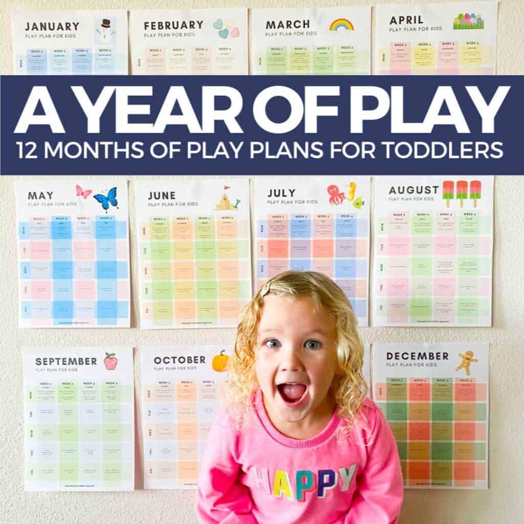 A year of Play - 12 Monrha of play plans for toddlers