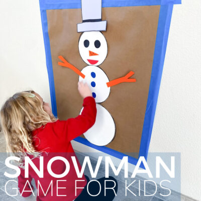 build a snowman hunt for kids