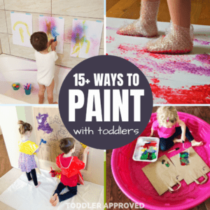 15+ Creative Ways to Paint with Toddlers