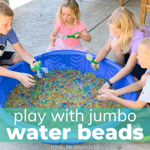 Jumbo Water Bead Play Outdoor Activity