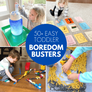Easy to Set Up Toddler Boredom Busters