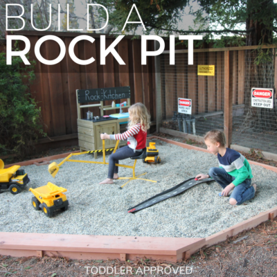 build a rock pit in your backyard