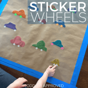 Car Fine Motor Activity with Stickers