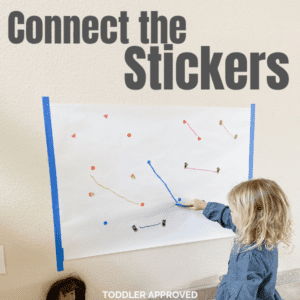 Connect the Stickers Fine Motor Activity for Kids