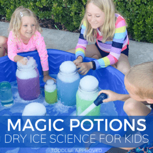 Secret Magic Potions Dry Ice Science Project