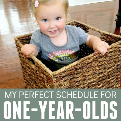 simple one year old schedule