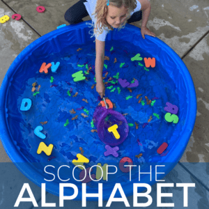Scoop the ABCS: Letter Recognition Activity