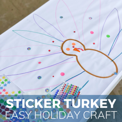 turkey activity using stickers