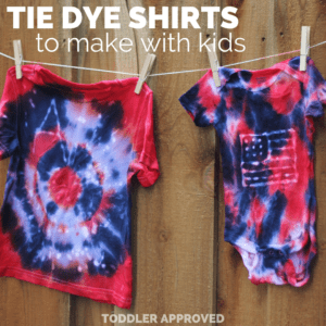 Cool Tie Dye Shirts to Make with Kids